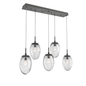 Hammerton Studio - PLB0067-05-GP-ZC-C01-L1 - LED Pendant - Meteo - Graphite