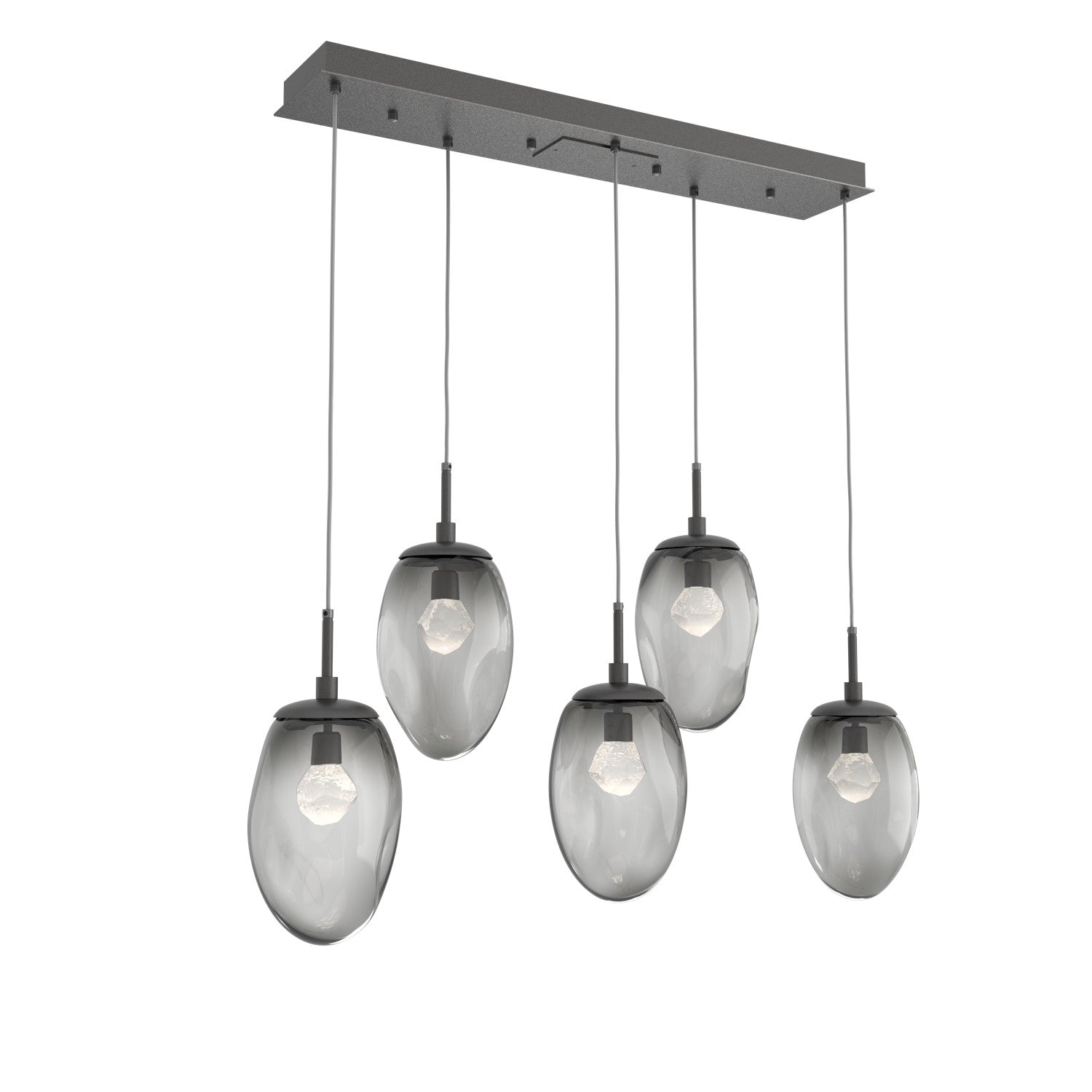 Hammerton Studio - PLB0067-05-GP-ZS-C01-L3 - LED Pendant - Meteo - Graphite