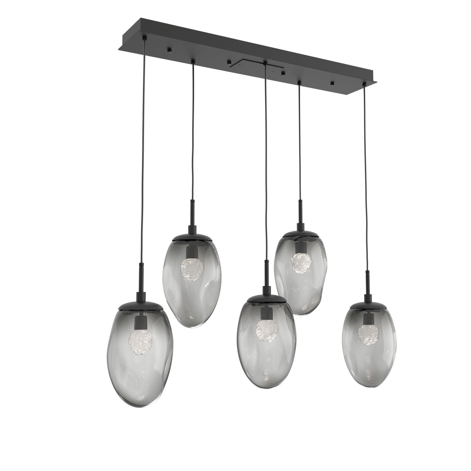 Hammerton Studio - PLB0067-05-MB-FS-C01-L1 - LED Pendant - Meteo - Matte Black
