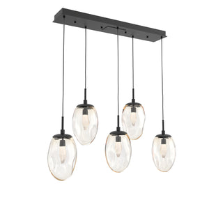 Hammerton Studio - PLB0067-05-MB-GA-C01-L1 - LED Pendant - Meteo - Matte Black