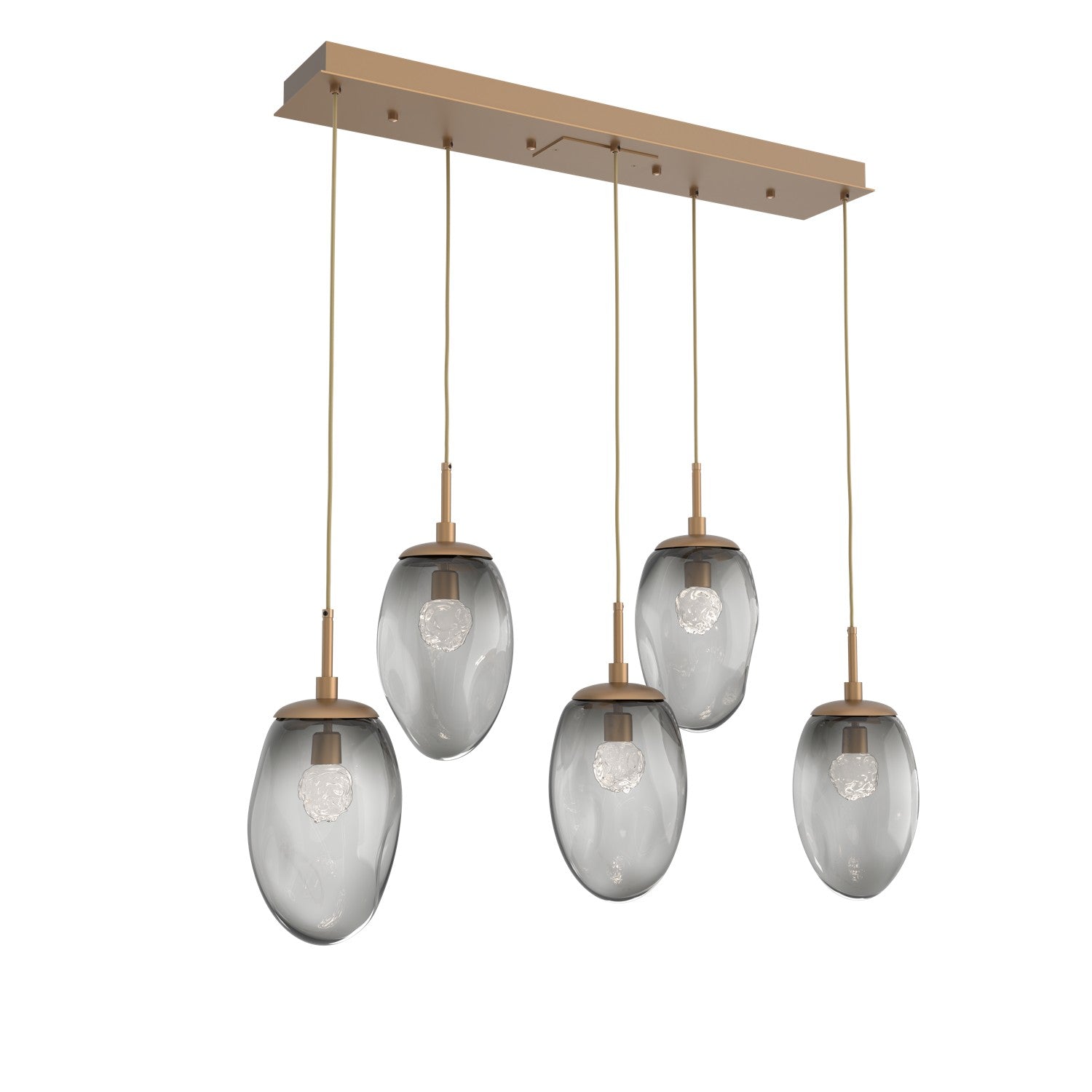 Hammerton Studio - PLB0067-05-NB-FS-C01-L1 - LED Pendant - Meteo - Novel Brass
