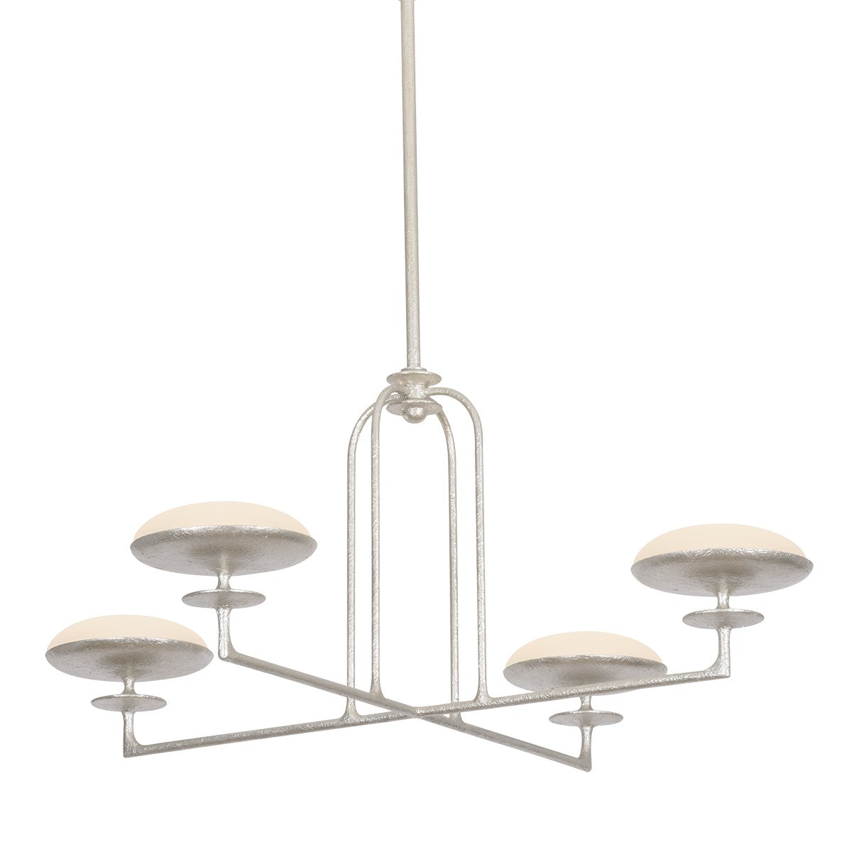Troy Lighting - F2139-WSL - LED Chandelier - Pacific - Warm Silver Leaf