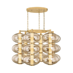 Corbett Lighting - 504-42-VB - LED Chandelier - Toulouse - Vintage Brass