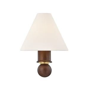 Mitzi - H1082101-AGB - One Light Wall Sconce - Candice - Aged Brass