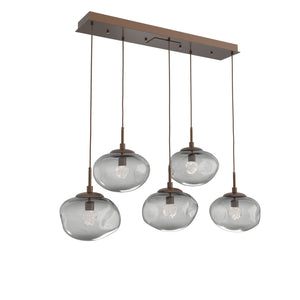 Hammerton Studio - PLB0068-05-BB-FS-C01-L3 - LED Pendant - Nebula - Burnished Bronze