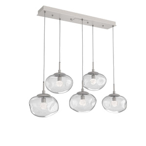 Hammerton Studio - PLB0068-05-BS-FC-C01-L3 - LED Linear Pendant - Nebula - Beige Silver