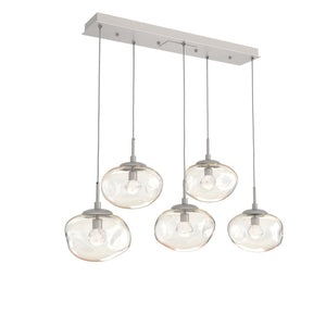 Hammerton Studio - PLB0068-05-BS-ZA-C01-L3 - LED Linear Pendant - Nebula - Beige Silver