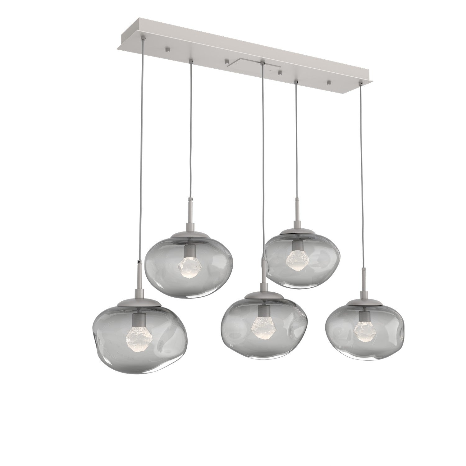 Hammerton Studio - PLB0068-05-BS-ZS-C01-L1 - LED Pendant - Nebula - Beige Silver