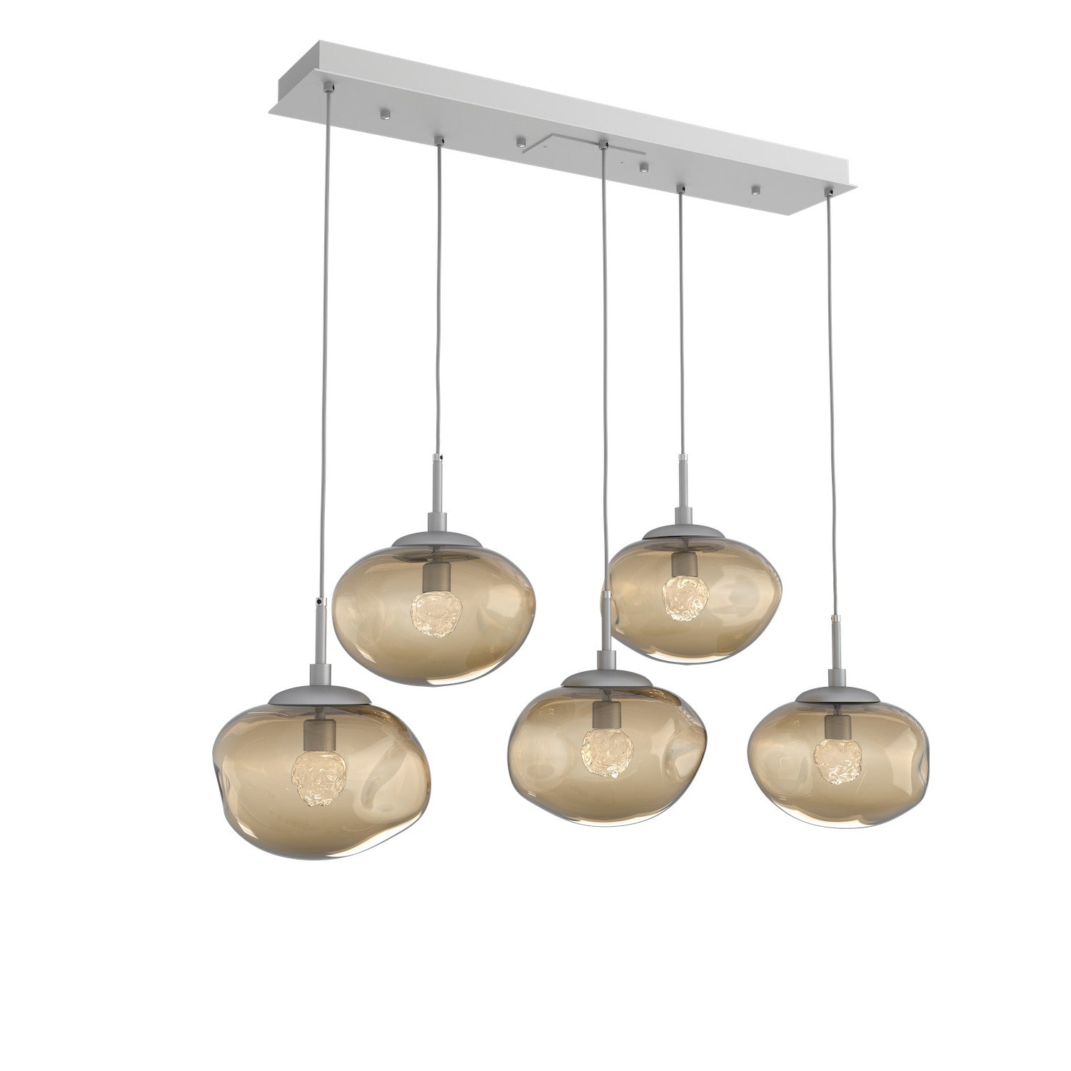 Hammerton Studio - PLB0068-05-CS-FB-C01-L3 - LED Pendant - Nebula - Classic Silver