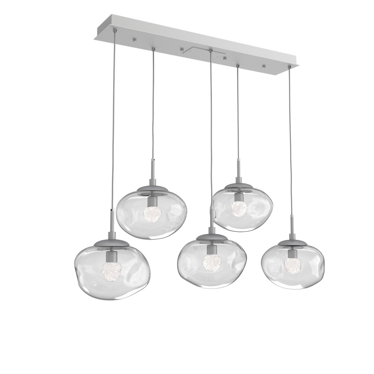 Hammerton Studio - PLB0068-05-CS-FC-C01-L1 - LED Pendant - Nebula - Classic Silver