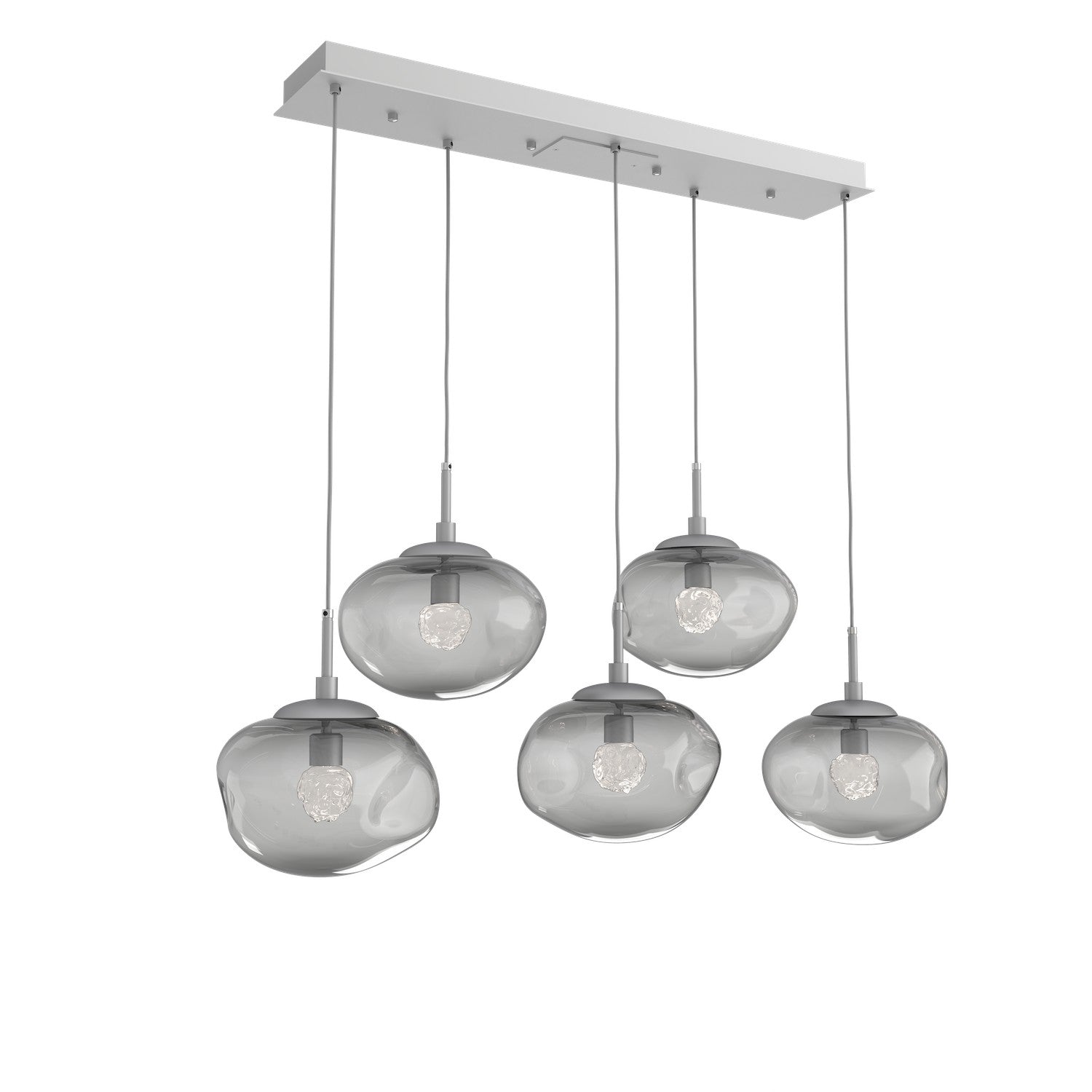 Hammerton Studio - PLB0068-05-CS-FS-C01-L3 - LED Pendant - Nebula - Classic Silver