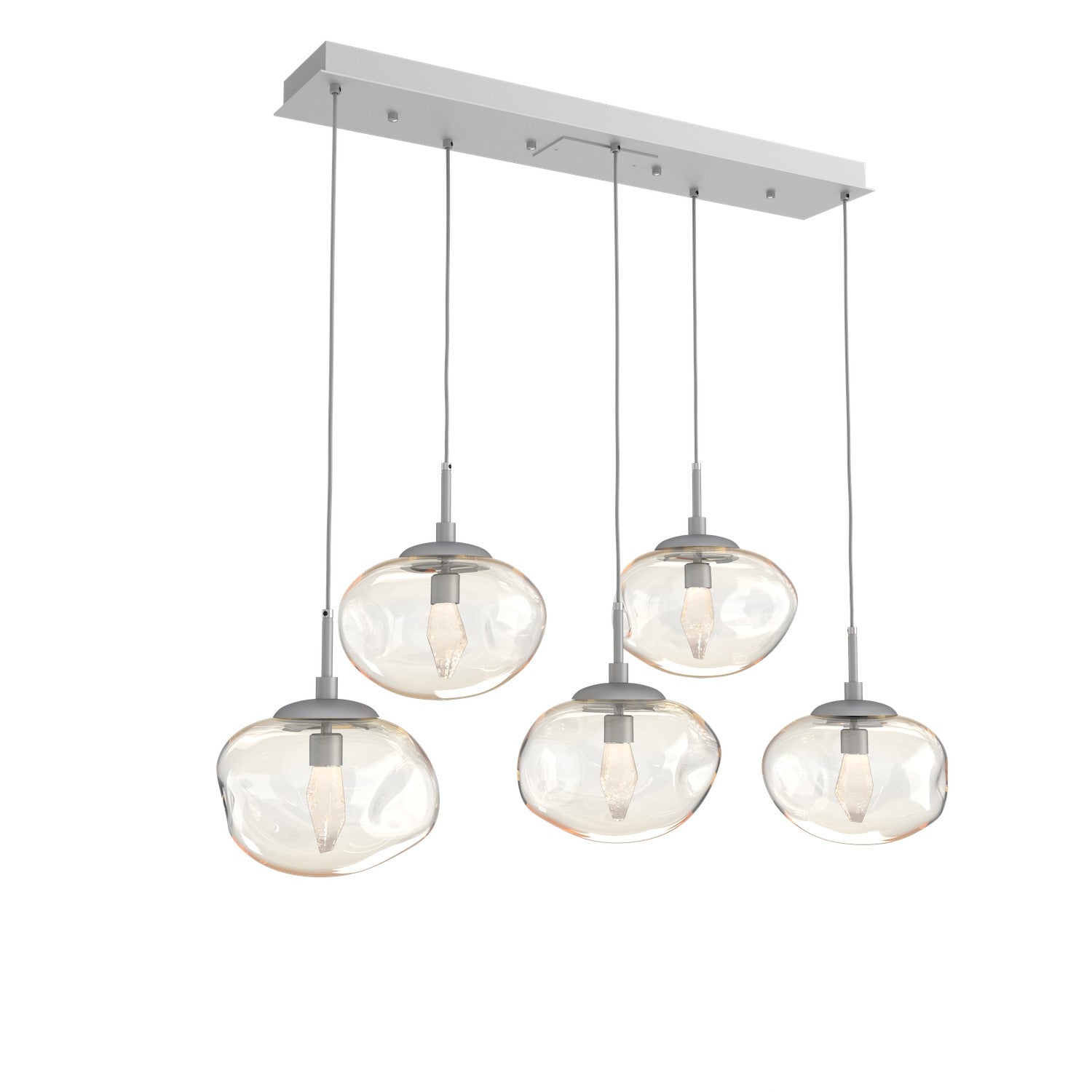 Hammerton Studio - PLB0068-05-CS-GA-C01-L3 - LED Pendant - Nebula - Classic Silver