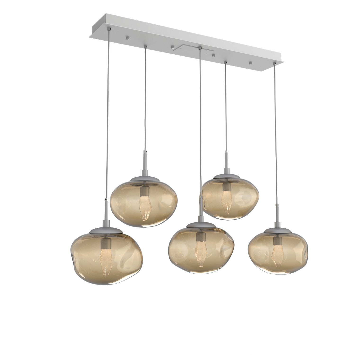 Hammerton Studio - PLB0068-05-CS-GB-C01-L3 - LED Pendant - Nebula - Classic Silver