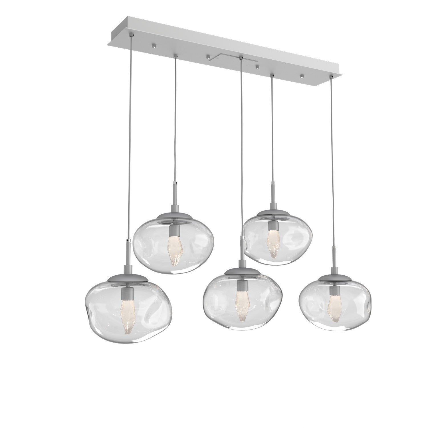 Hammerton Studio - PLB0068-05-CS-GC-C01-L1 - LED Pendant - Nebula - Classic Silver