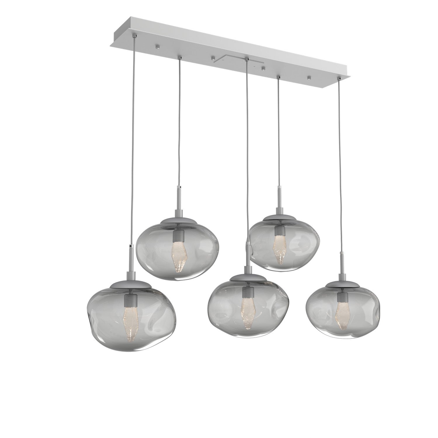 Hammerton Studio - PLB0068-05-CS-GS-C01-L3 - LED Pendant - Nebula - Classic Silver