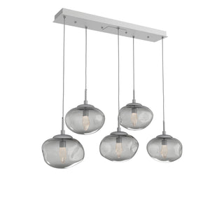 Hammerton Studio - PLB0068-05-CS-GS-C01-L3 - LED Pendant - Nebula - Classic Silver