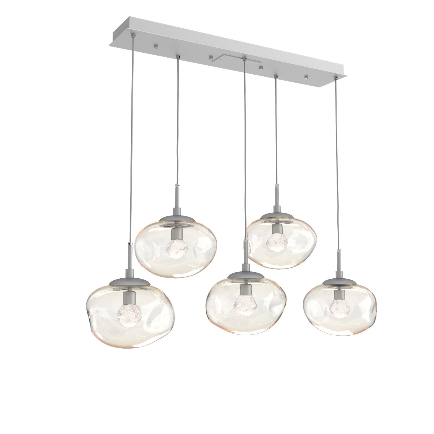 Hammerton Studio - PLB0068-05-CS-ZA-C01-L3 - LED Pendant - Nebula - Classic Silver