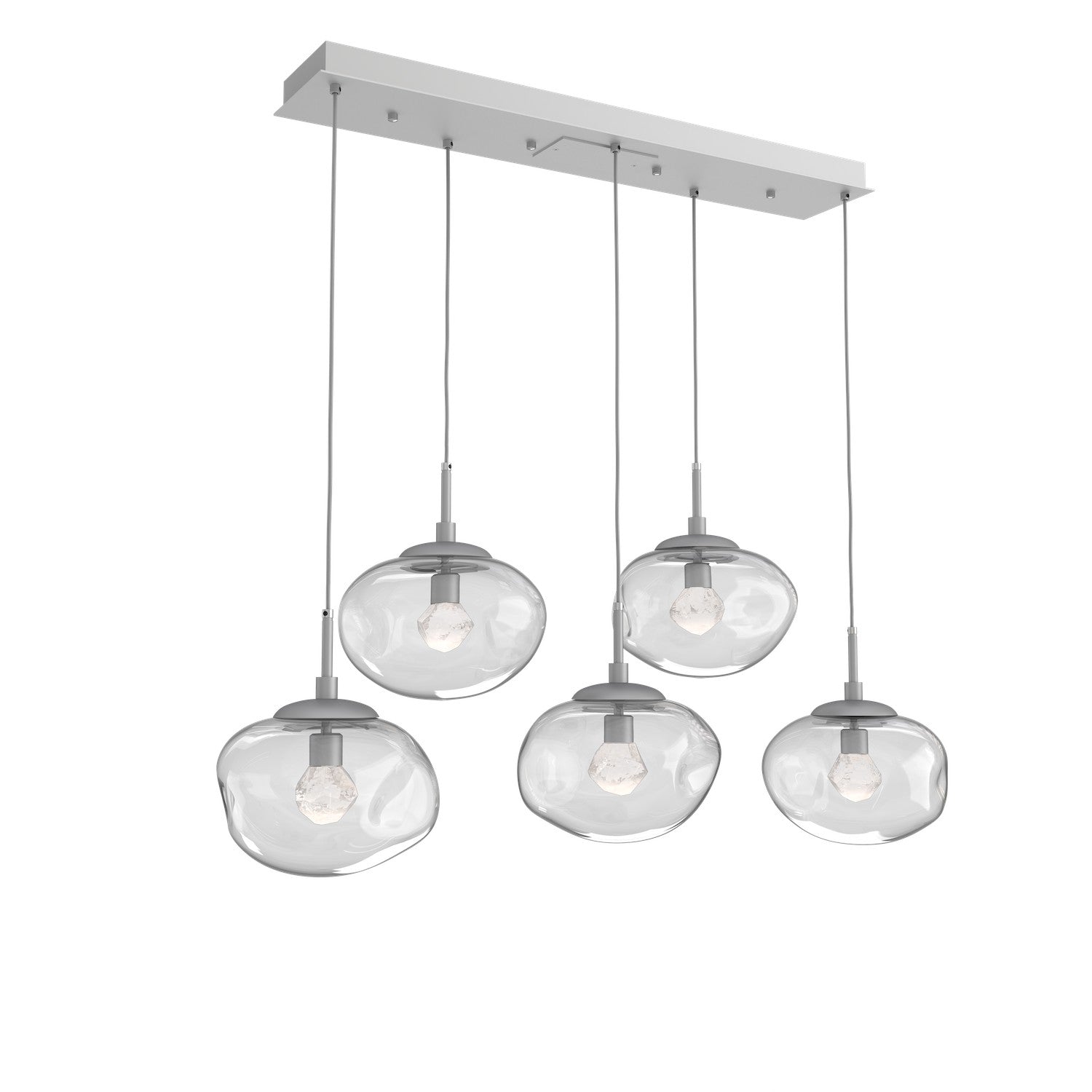 Hammerton Studio - PLB0068-05-CS-ZC-C01-L3 - LED Pendant - Nebula - Classic Silver