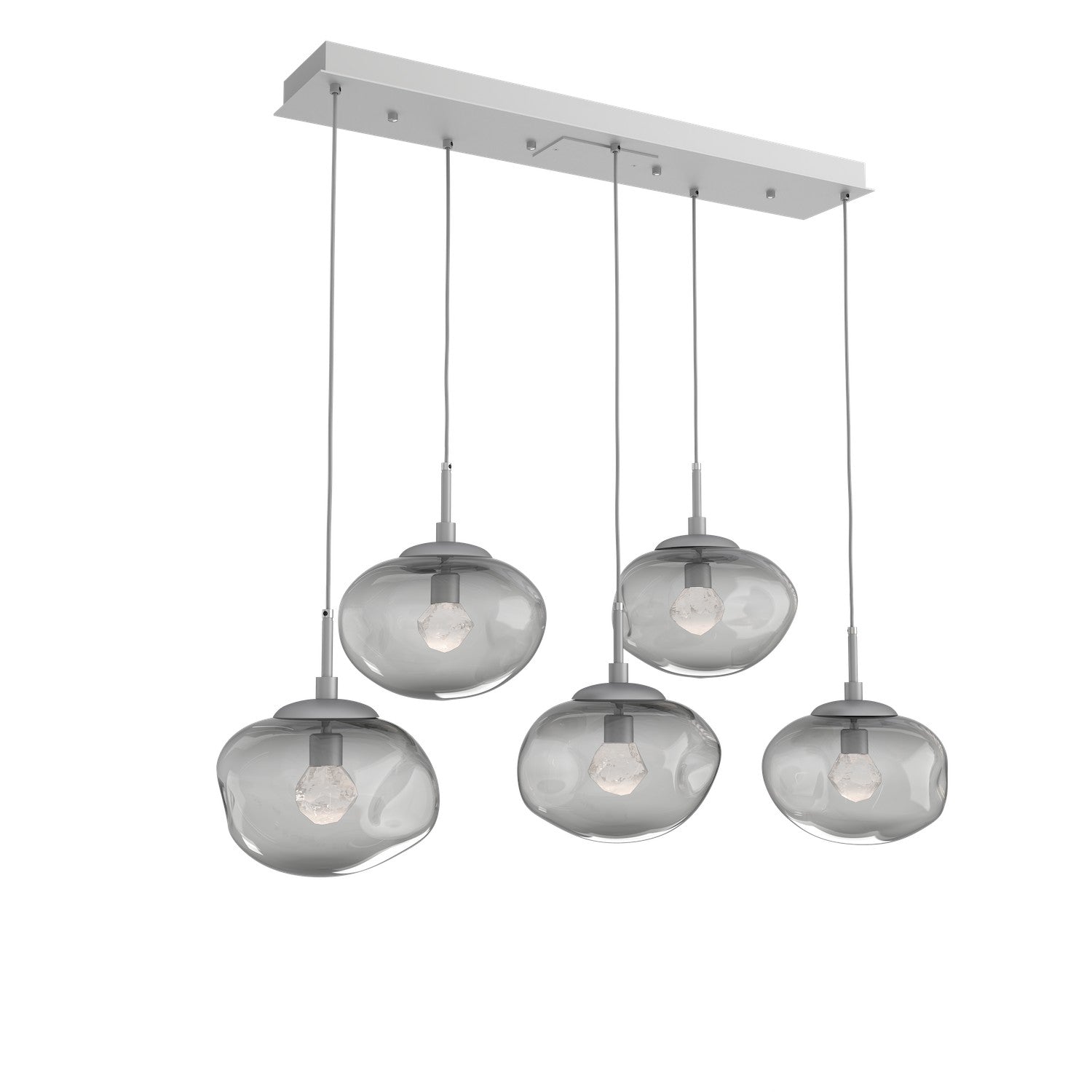 Hammerton Studio - PLB0068-05-CS-ZS-C01-L3 - LED Pendant - Nebula - Classic Silver