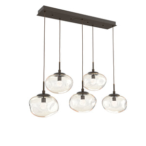 Hammerton Studio - PLB0068-05-FB-FA-C01-L1 - LED Pendant - Nebula - Flat Bronze