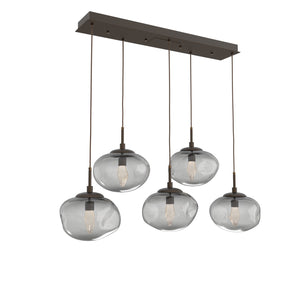 Hammerton Studio - PLB0068-05-FB-GS-C01-L1 - LED Pendant - Nebula - Flat Bronze