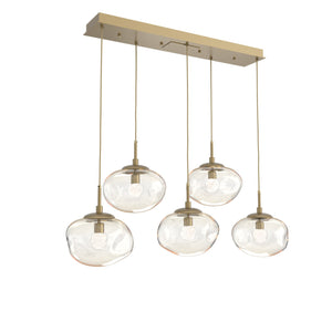 Hammerton Studio - PLB0068-05-GB-FA-C01-L1 - LED Pendant - Nebula - Gilded Brass