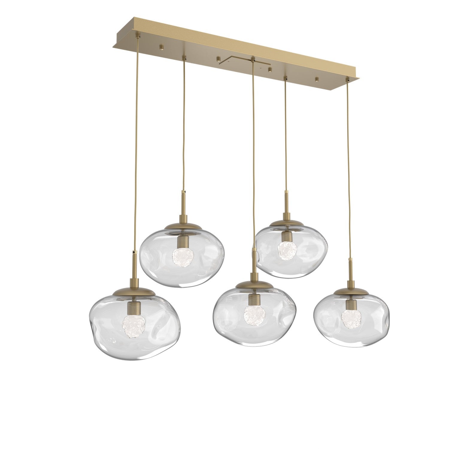 Hammerton Studio - PLB0068-05-GB-FC-C01-L1 - LED Pendant - Nebula - Gilded Brass