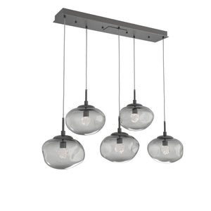 Hammerton Studio - PLB0068-05-GP-FS-C01-L3 - LED Pendant - Nebula - Graphite