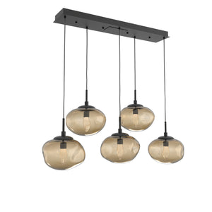 Hammerton Studio - PLB0068-05-MB-GB-C01-L3 - LED Linear Pendant - Nebula - Matte Black