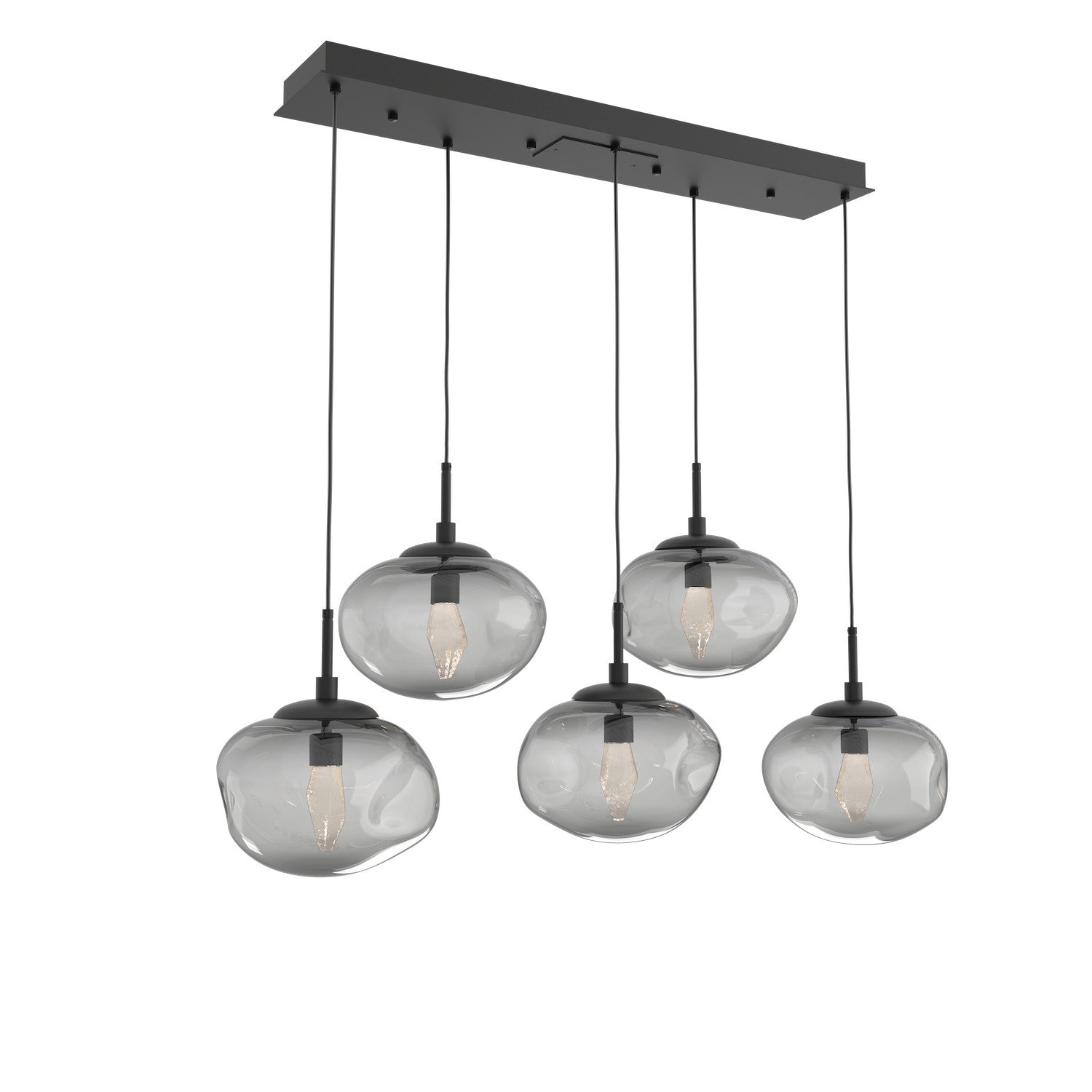 Hammerton Studio - PLB0068-05-MB-GS-C01-L3 - LED Linear Pendant - Nebula - Matte Black