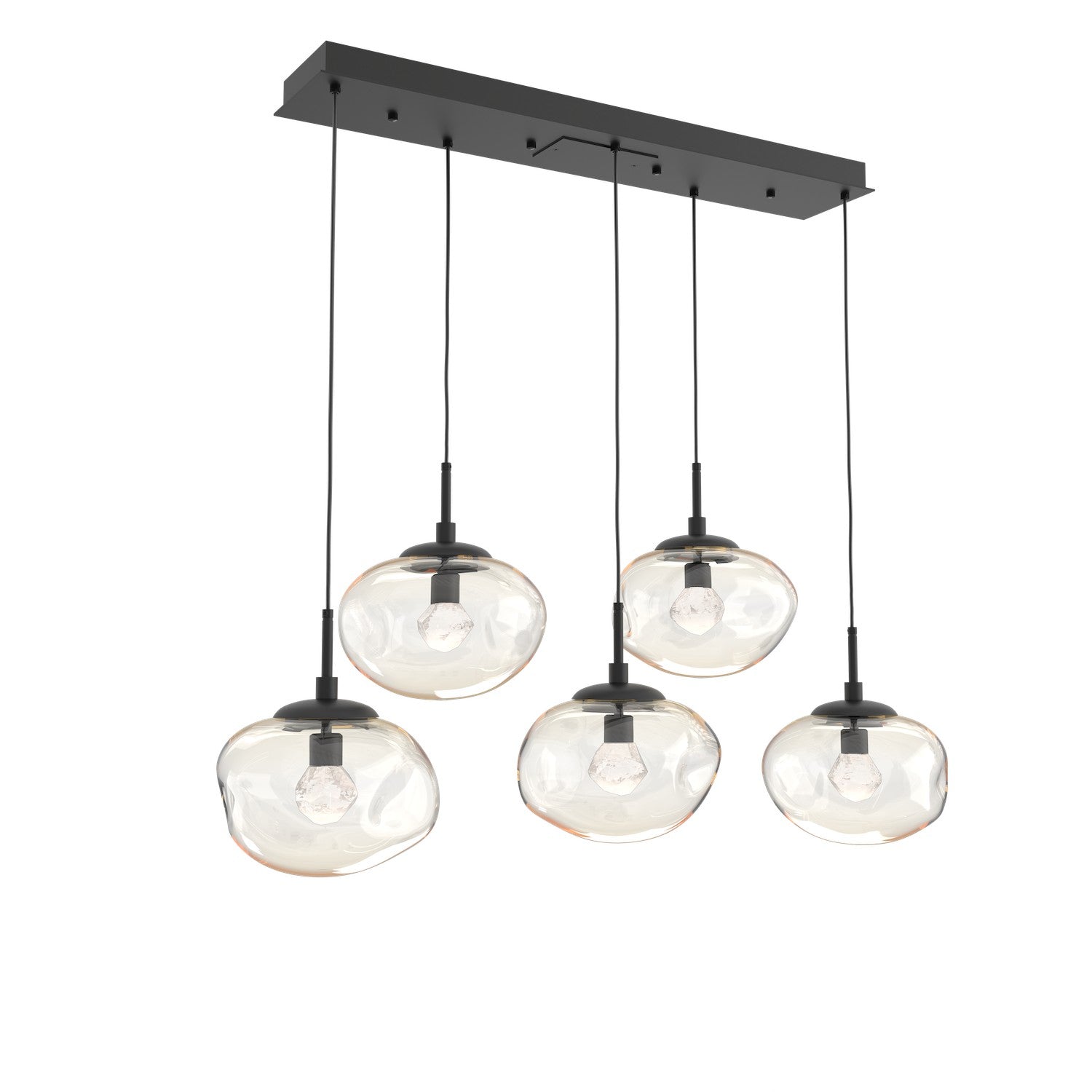 Hammerton Studio - PLB0068-05-MB-ZA-C01-L3 - LED Linear Pendant - Nebula - Matte Black