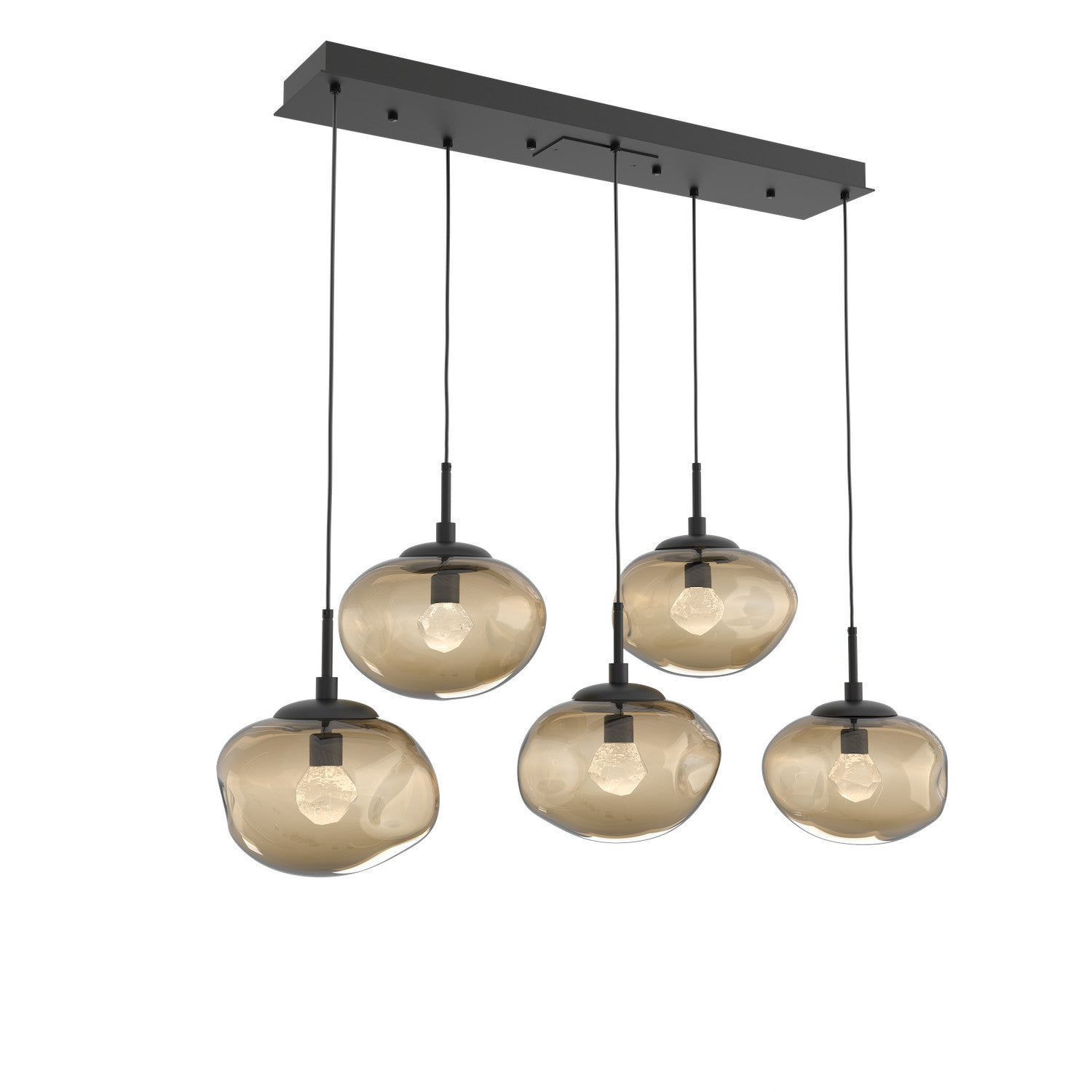 Hammerton Studio - PLB0068-05-MB-ZB-C01-L3 - LED Linear Pendant - Nebula - Matte Black