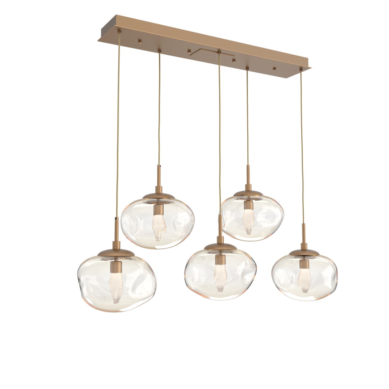Hammerton Studio - PLB0068-05-NB-GA-C01-L1 - LED Pendant - Nebula - Novel Brass