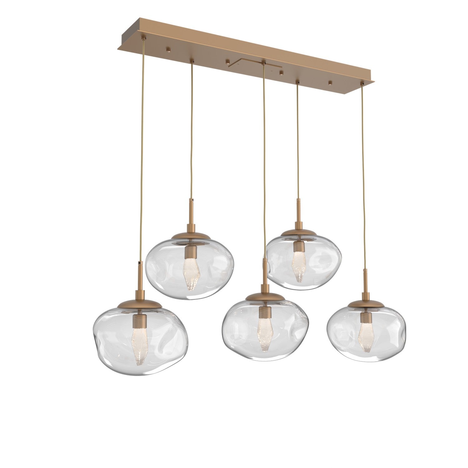 Hammerton Studio - PLB0068-05-NB-GC-C01-L1 - LED Pendant - Nebula - Novel Brass