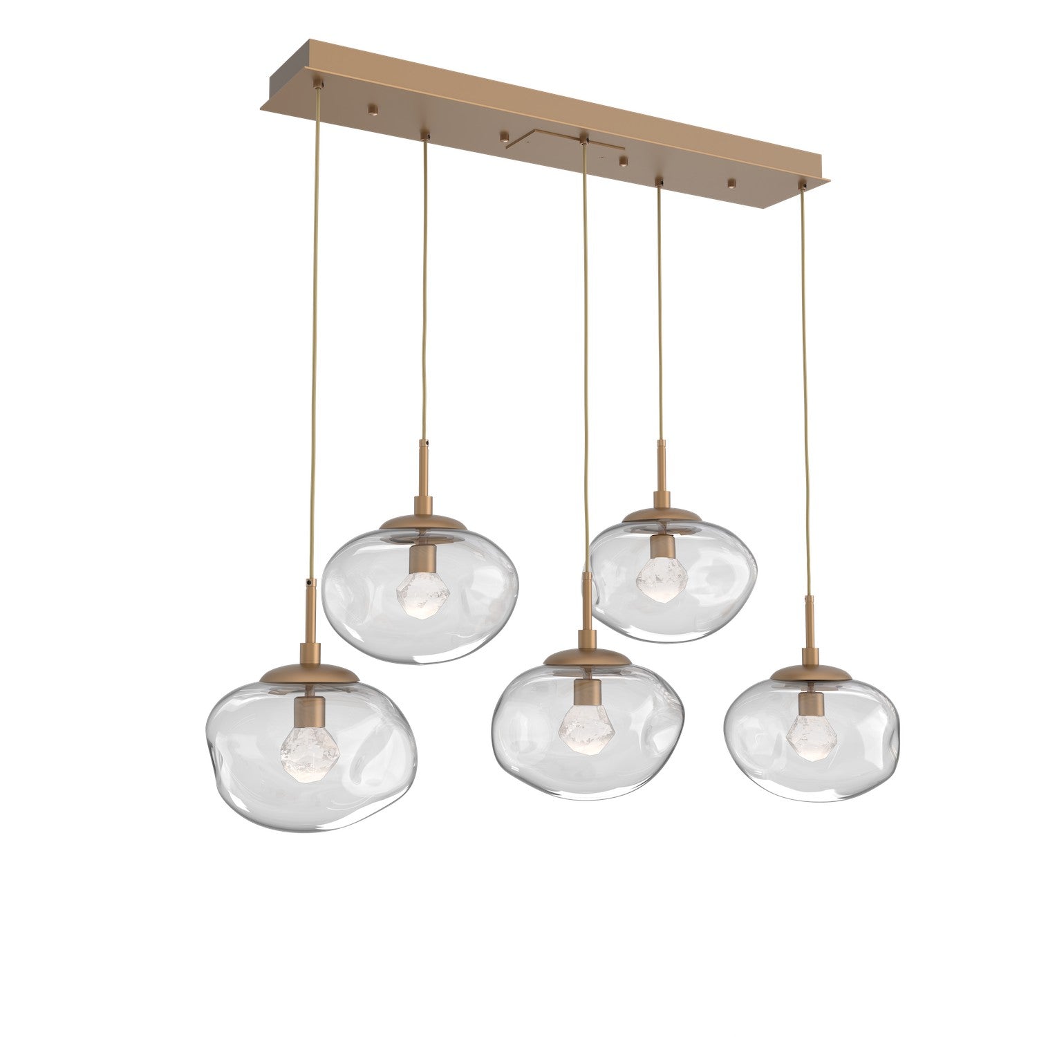 Hammerton Studio - PLB0068-05-NB-ZC-C01-L1 - LED Pendant - Nebula - Novel Brass