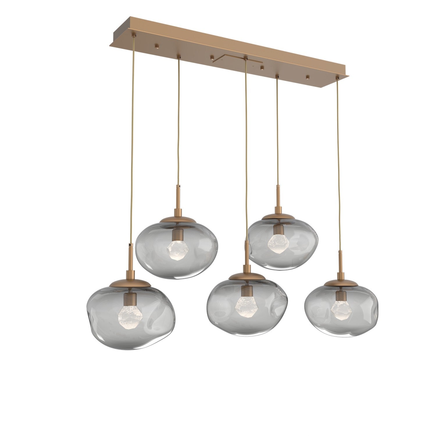 Hammerton Studio - PLB0068-05-NB-ZS-C01-L1 - LED Pendant - Nebula - Novel Brass