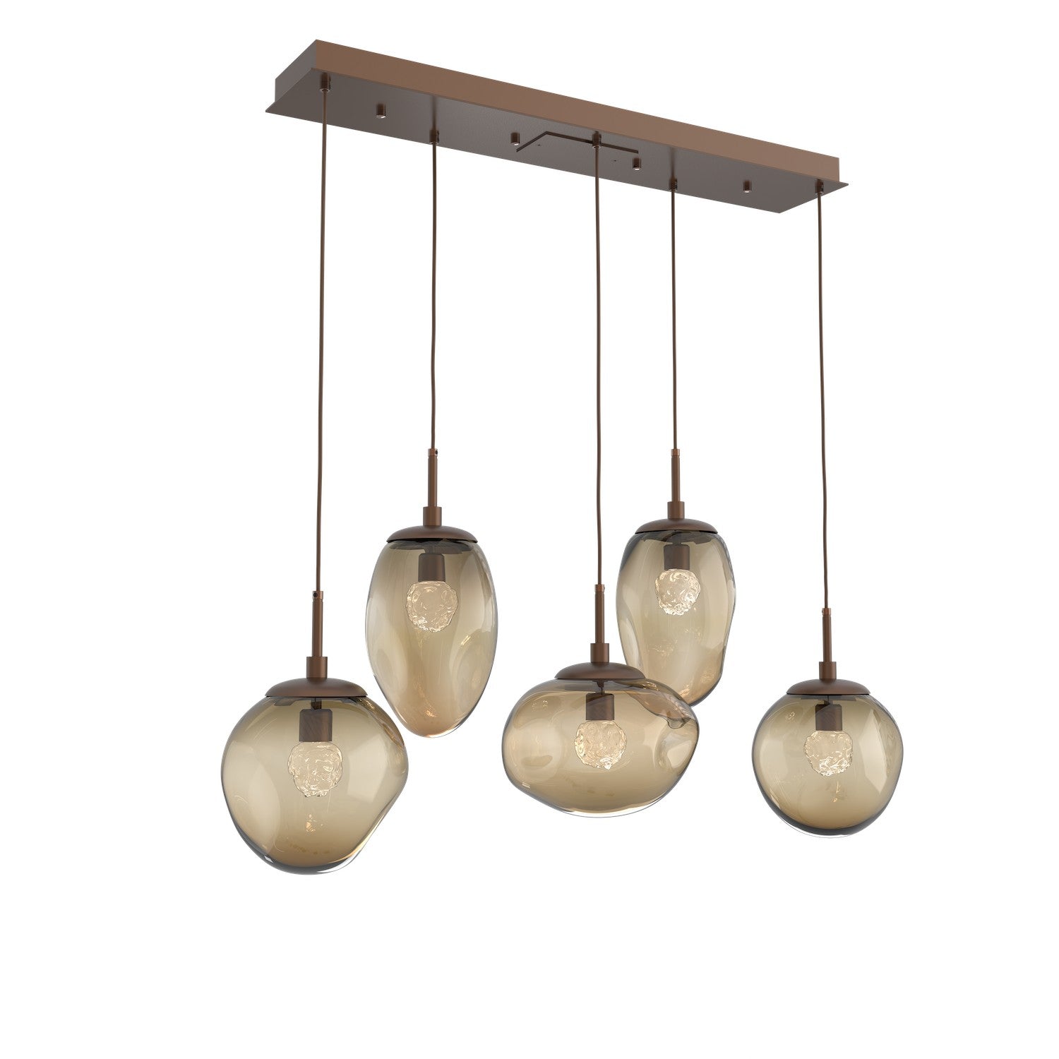 Hammerton Studio - PLB0069-05-BB-FB-C01-L1 - LED Pendant - Cosmos - Burnished Bronze