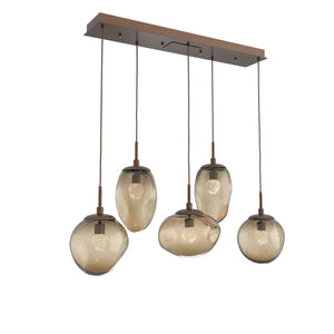Hammerton Studio - PLB0069-05-BB-FB-C01-L1 - LED Pendant - Cosmos - Burnished Bronze