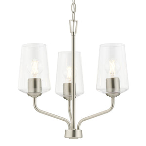 Progress Lighting - P400440-009 - Three Light Chandelier - Celino - Brushed Nickel