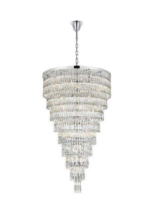 Elegant Lighting - 1060SR41C - 61 Light Chandelier - Josephine - Chrome and Clear