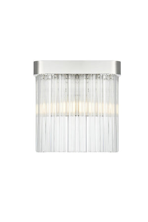 Elegant Lighting - 1070W9C - One Light Wall Sconce - Harlow - Chrome and Clear