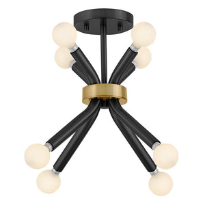 Lark - 83853BK - LED Pendant - Axton - Black