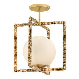 Hinkley - 48511DXG - LED Convertible Semi-Flush Mount - Keona - Deluxe Gold
