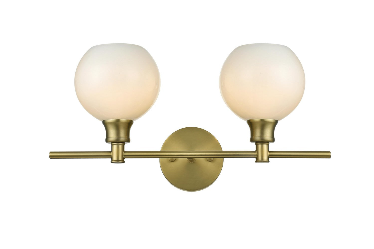 Elegant Lighting - LD2315SG - Two Light Wall Sconce - Collier - Satin Gold