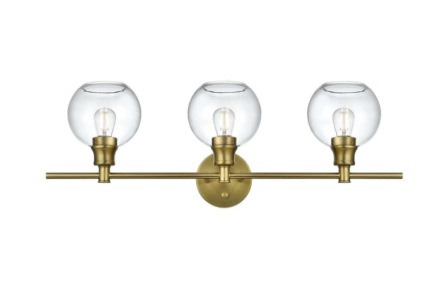 Elegant Lighting - LD2318SG - Three Light Wall Sconce - Collier - Satin Gold