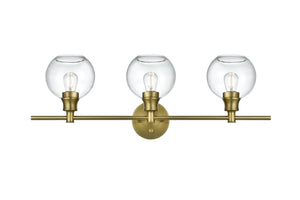 Elegant Lighting - LD2318SG - Three Light Wall Sconce - Collier - Satin Gold
