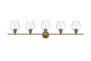 Elegant Lighting - LD2324SG - Five Light Wall Sconce - Gene - Satin Gold