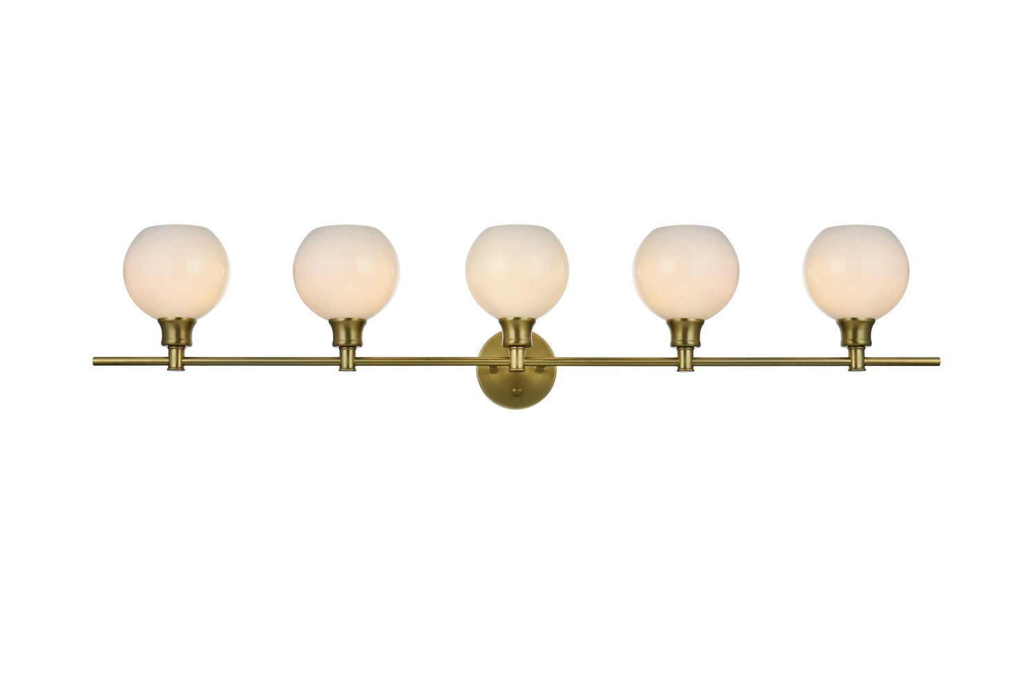 Elegant Lighting - LD2327SG - Five Light Wall Sconce - Collier - Satin Gold