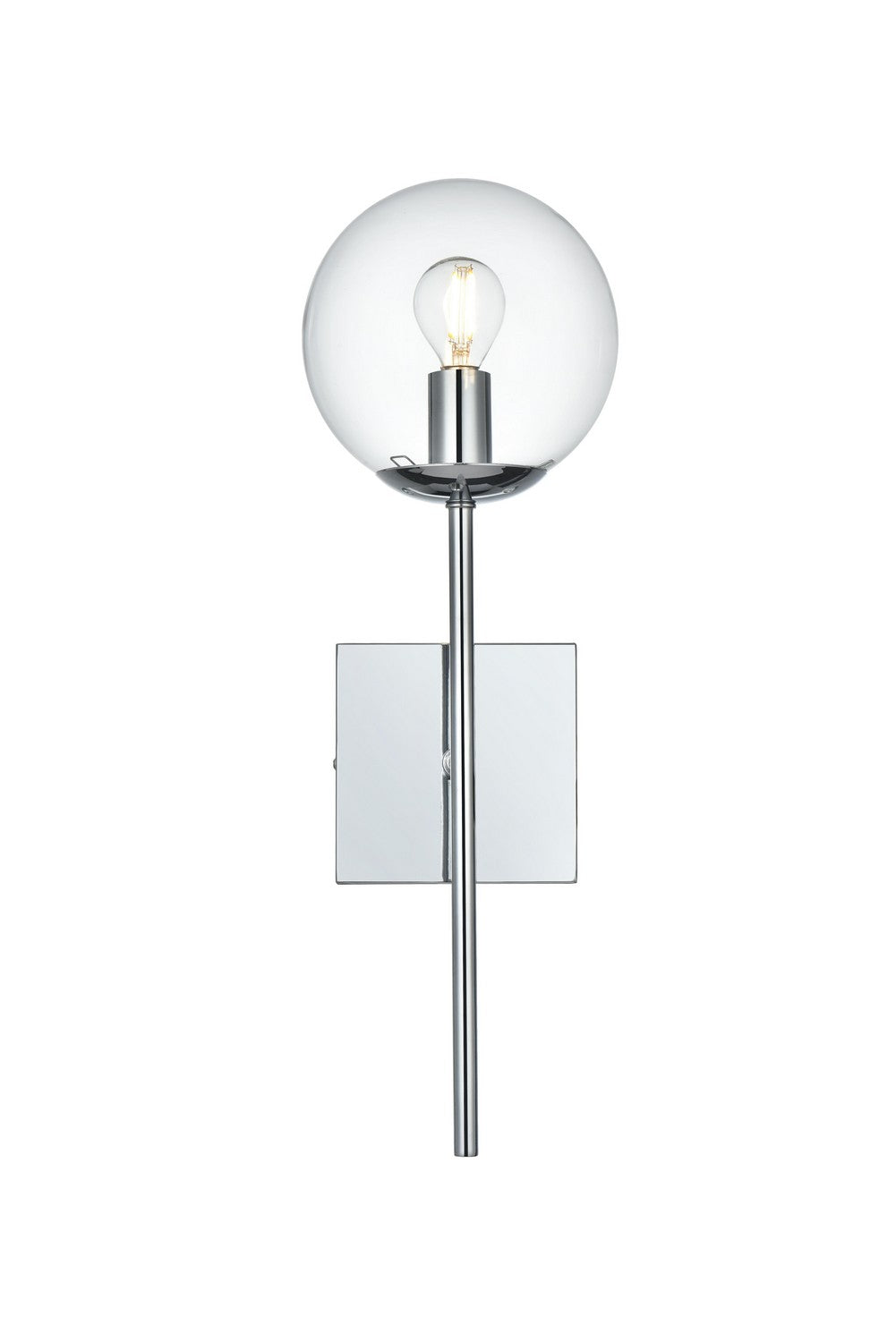 Elegant Lighting - LD2359C - One Light Wall Sconce - Neri - Chrome and Clear