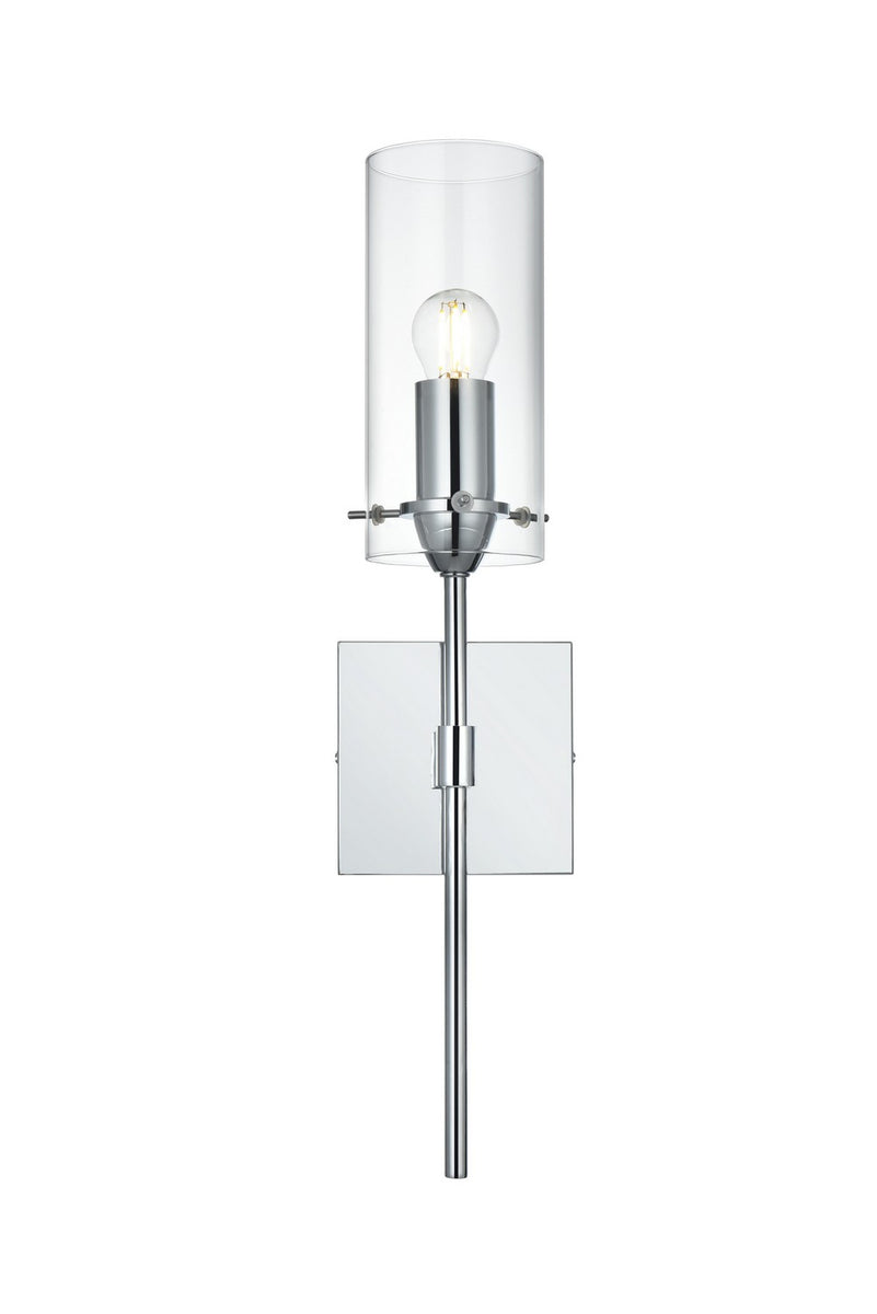 Elegant Lighting - LD2361C - One Light Wall Sconce - Elsreth - Chrome and Clear